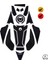 Honda CBR500 Black 2025 ile Uyumlu Kaydırmaz 6d Karbon 20 Parça Tank Pad Seti GC25 1