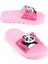 Kız Çocuk Yazlık Best Friend Panda Pu Rahat Taban Ev Banyo Havuz Plaj Terlik 1