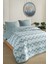 Çift Kişilik Desenli Kapitone Çift Taraflı Renkli Pike Yatak Örtüsü Takımı 200X230 cm (Çarşafsız) 2