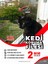 Kedi Balkon Güvenlik Filesi 2x4 mt 2mm Ip Kalınlığı 4x4 Göz Aralığı (Beyaz Veya Siyah) 1