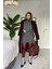 Mini Etek & Oversize Balıkçı Triko Takım Gri 5