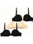 3'lü Paket Double Push Up Straplez Yumuşak Kaplı Örme Sütyen C37040 Siyah/ten 2