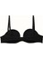 3'lü Paket Double Push Up Straplez Yumuşak Kaplı Örme Sütyen C37040 Siyah/ten 4