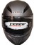 Motosiklet Çene Açılır Kask Ece 22.06 Sertifika Güneş Vizörü Motor Kaskı Mat Titanium 2