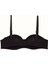 3'lü Paket Push Up Straplez Yumuşak Kaplı Örme Sütyen C37055 Siyah/ten 4