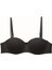 3'lü Paket Push Up Straplez Yumuşak Kaplı Örme Sütyen C37055 Siyah/beyaz/ten 3