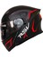 Motosiklet Çene Açılır Kask Ece 22.06 Sertifika Güneş Vizörü Motor Kaskı Duncan Red 1