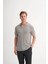 Polo Yaka Gri Erkek T-Shirt 4079 1