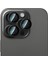 Apple iPhone 15 Pro Max Caseworld Alloy Serisi Oleofobik Anti Reflective Kamera Lens Koruyucu Siyah 1