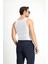 Slim Fit Dar Kesim Pamuk Fitilli Atlet 4