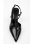 Kadın Nella Siyah Cilt Stiletto 3