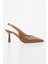 Kadın Alora Karamel Cilt Stiletto 3