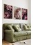 Ahşap Çerçeveli Mdf Tablo Seti Salon ve Oturma Odası Için ÇT3089 2