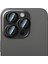 Apple iPhone 14 Pro Max Caseworld Alloy Serisi Oleofobik Anti Reflective Kamera Lens Koruyucu Siyah 1