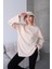 Geniş Kol Oversize 2'li Paket T-Shirt 964 Gri/bej 2