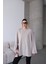 Geniş Kol Oversize 2'li Paket T-Shirt 964 Gri/bej 3