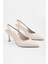Kadın Alora Bej Cilt Stiletto 2