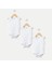 Atlet Body %100 Pamuklu Çıtçıtlı Basic 3lü Set Body Zıbın Unisex Bebek 1