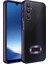 Samsung Galaxy A16 Kılıf Kamera Korumalı Logo Gösteren Şeffaf Kapak 1