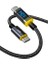 140 W USB C Kablosu, Ekranlı, Magline Naylon 1,2 M Tip C Hızlı Şarj Kablosu - iPhone 15 Pro Max, Galaxy, MacBook Pro/air, iPad Pro/air, Pixel ve Daha Fazlası ile Uyumlu 3