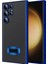 Samsung Galaxy S23 Ultra Kılıf Kamera Korumalı Logo Gösteren Şeffaf Kapak 1