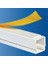 1m Kendinden Yapışkanlı 16X16MM Kablo Kanalı Kolay Montaj Temiz Görünüm Pvc Kablo Gizleyici 3