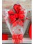 Sevgiliye Özel Kırmızı Konsept Balonlu Romantik Peluş Ayıcık Buketi 4