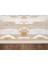 Flora FR007A Beyaz Gold Koridor Halısı Mutfak Halısı Salon Halısı 3
