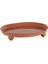 Limoges Ahşap Ayaklı Tabak Terracota 27X23X7 cm 1