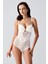 Push Up Dantel Detaylı Bodysuit C15097 Ekru 1