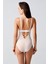 Push Up Dantel Detaylı Bodysuit C15097 Ekru 4