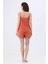 Ip Askılı Şortlu Viskon Pijama Takım 9155 Tarçın 4