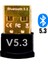 Bluetooth 5.3 USB Adaptör - Kablosuz Bluetooth Dongle Alıcı - Pc & Laptop Uyumlu 1