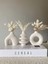 Idl - Mini 3'lü Bohem Set-Beyaz Beton Vazo Set 1