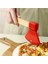 Pizza Kesici Tekerleği Balta Şekil Paslanmaz Çelik, Bambu Saplı Dönen Kesici Kurabiye, Kek, Ekmek 1