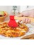 Pizza Kesici Tekerleği Balta Şekil Paslanmaz Çelik, Bambu Saplı Dönen Kesici Kurabiye, Kek, Ekmek 2