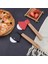 Pizza Kesici Tekerleği Balta Şekil Paslanmaz Çelik, Bambu Saplı Dönen Kesici Kurabiye, Kek, Ekmek 4