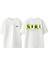 Element Tennis Tasarım Sırt Baskılı Pamuk Beyaz Oversize T-Shirt 1