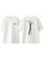 One Piece Kılıclar Tasarım Sırt Baskılı Pamuk Beyaz Oversize T-Shirt 1