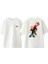 Temel Reis ve Safinaz Tasarım Sırt Baskılı Pamuk Beyaz Oversize T-Shirt 1
