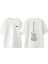 Pink Floyd Gitar Tasarım Sırt Baskılı Pamuk Beyaz Oversize T-Shirt 1