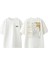 Veni Vidi Vici Julius Caesar Tasarım Sırt Baskılı Pamuk Beyaz Oversize T-Shirt 1