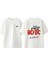 Ac Dc Fly On The Wall Tasarım Sırt Baskılı Pamuk Beyaz Oversize T-Shirt 1