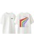 Pink Floyd Dark Side 2 Tasarım Sırt Baskılı Pamuk Beyaz Oversize T-Shirt 1