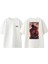 Attack On Titan 23 Tasarım Sırt Baskılı Pamuk Beyaz Oversize T-Shirt 1