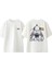 Pınk Freud Tasarım Sırt Baskılı Pamuk Beyaz Oversize T-Shirt 1