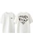 Happier Than Ever Tasarım Sırt Baskılı Pamuk Beyaz Oversize T-Shirt 1