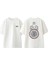 Kaptan America Kalkan Tasarım Sırt Baskılı Pamuk Beyaz Oversize T-Shirt 1