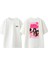 Pink Floyd Pink Men Tasarım Sırt Baskılı Pamuk Beyaz Oversize T-Shirt 1
