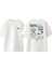 Project Shadow Sonic Tasarım Sırt Baskılı Pamuk Beyaz Oversize T-Shirt 1